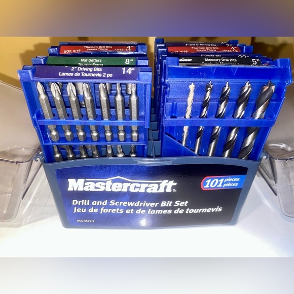 Mastercraft 101-Piece Drill and Screwdriver Bit Set - Picture 2 of 7